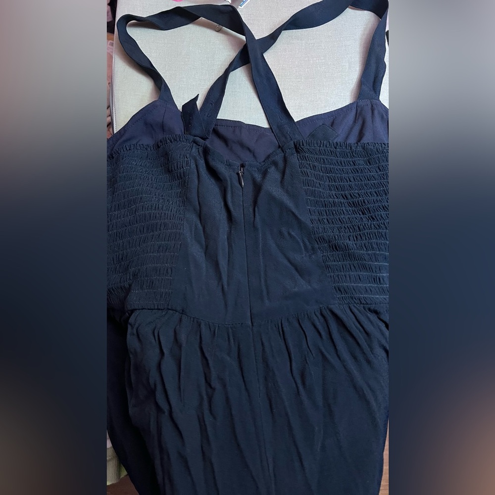 Madewell Dark Blue Wide Leg Jumpsuit - Picture 3 of 6